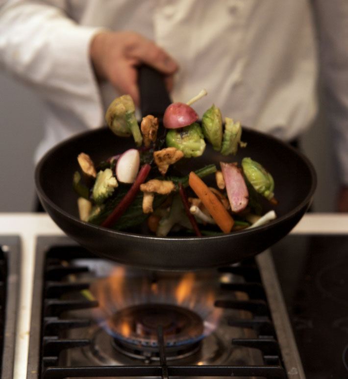 SALTEADO DE LAS VERDURAS